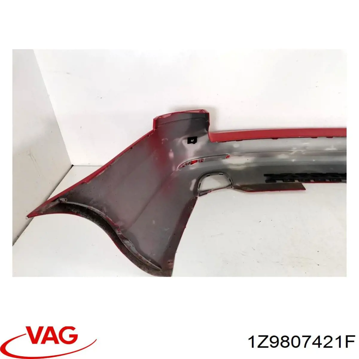 Pára-choque traseiro 1Z9807421F VAG