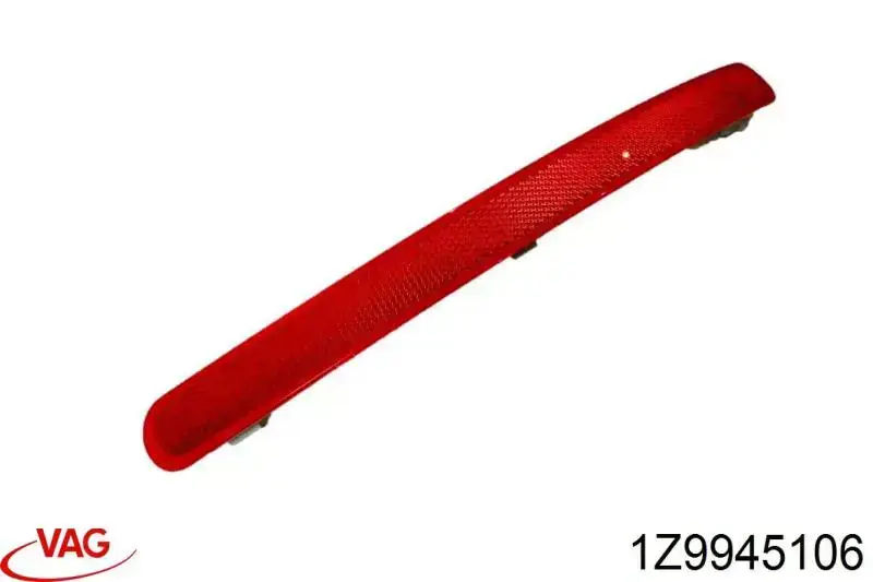Retrorrefletor (refletor) do pára-choque traseiro direito VAG 1Z9945106 preço, a partir de 21,38 USD