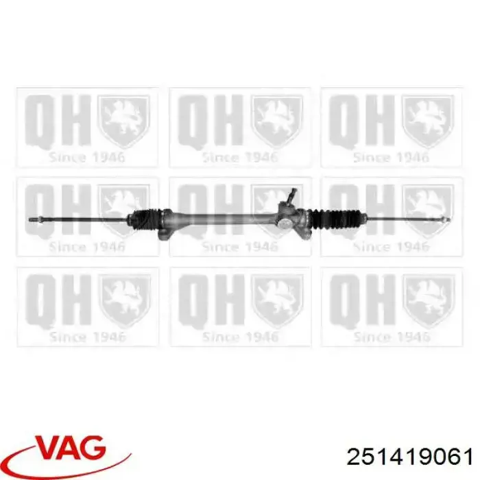 Cremalheira da direção VAG 251419061 preço, a partir de 151,61 USD