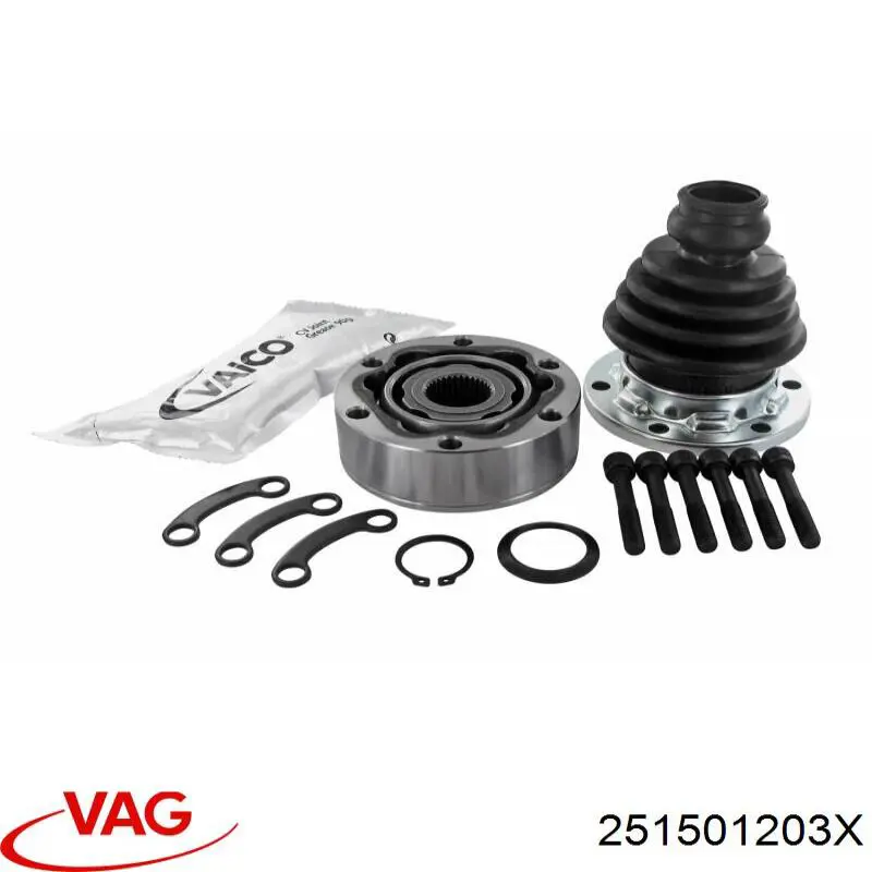 Semieixo traseiro esquerdo VAG 251501203 preço, a partir de 79,32 USD