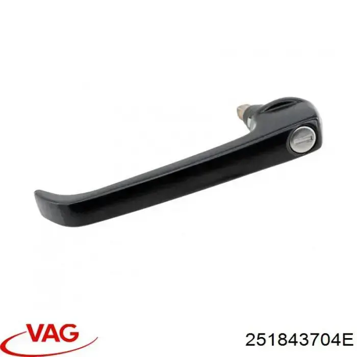 Maçaneta externa direita da porta lateral (deslizante) VAG 251843704E preço, a partir de 42,19 USD