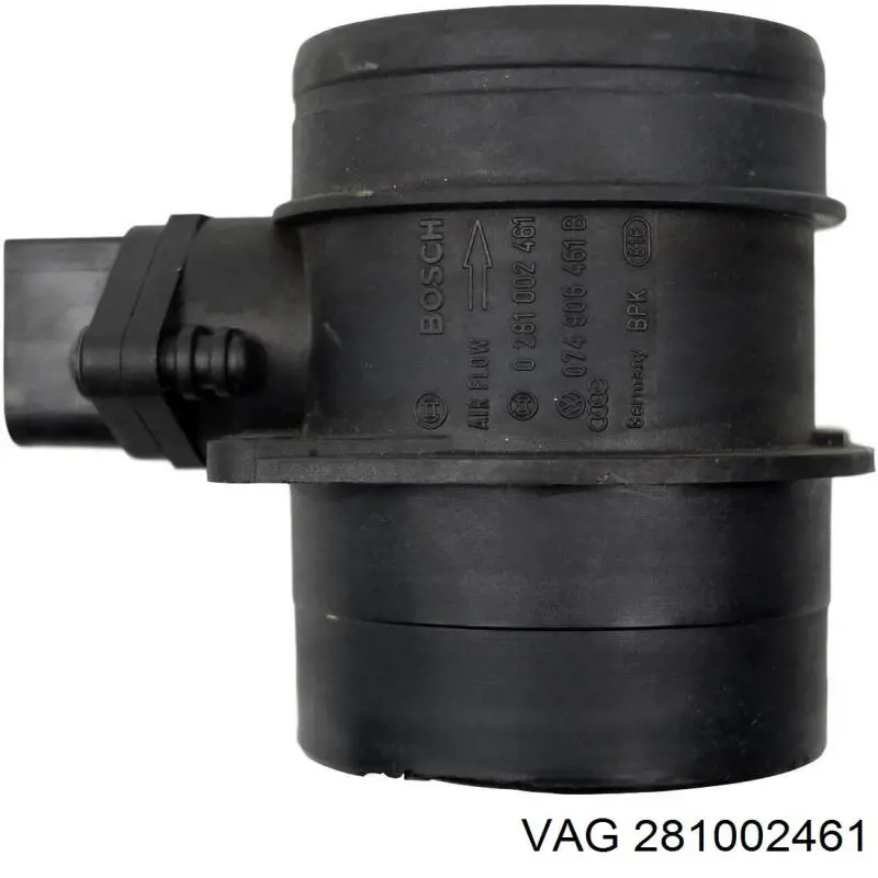281002461 VAG Sensor de fluxo (consumo) de ar, medidor de consumo M.A.F. - (Mass Airflow)