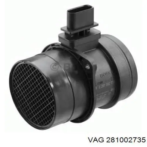 281002735 VAG Sensor de fluxo (consumo) de ar, medidor de consumo M.A.F. - (Mass Airflow)
