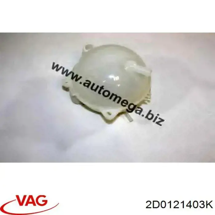 2D0121403K VAG Tanque de expansão do sistema de esfriamento