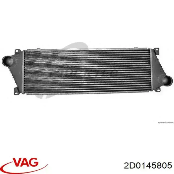 2D0145805 VAG Radiador de intercooler