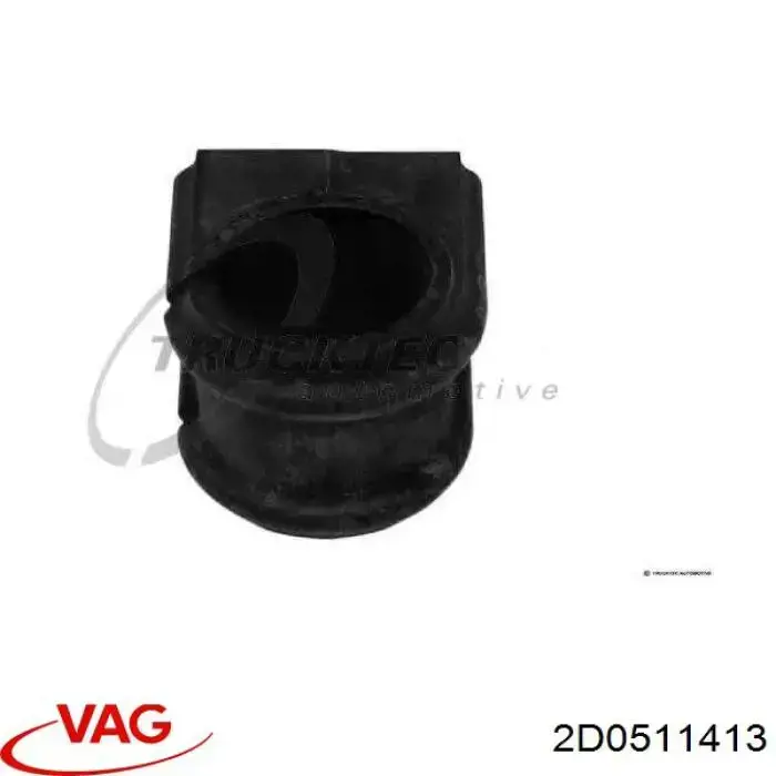 Compre 2D0511413 VAG Bucha de suporte de estabilizador traseiro