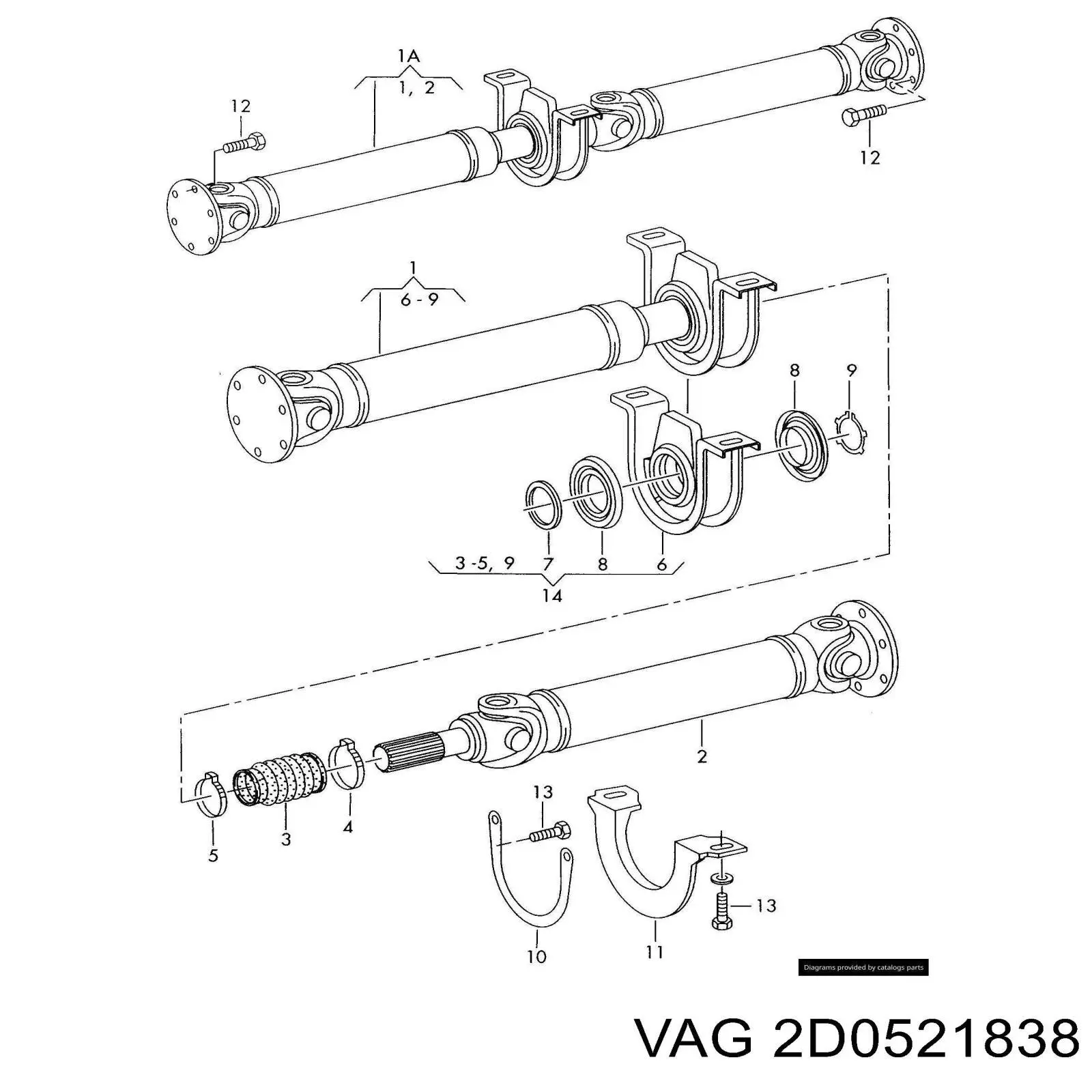  VAG 2D0521838 preço, a partir de 11,94 USD