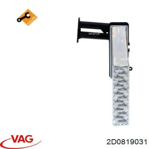 Compre 2D0819031 VAG Radiador de forno (de aquecedor)