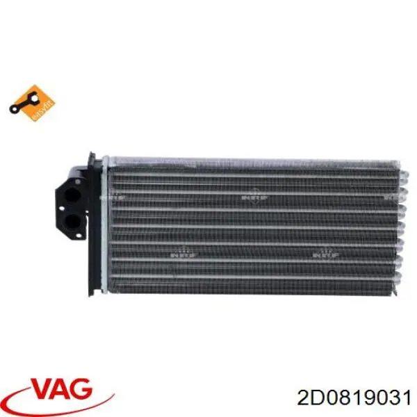 2D0819031 VAG Radiador de forno (de aquecedor)