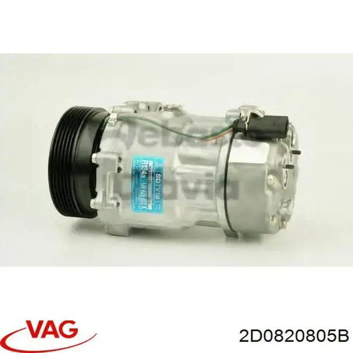 Compressor de aparelho de ar condicionado VAG 2D0820805B preço, a partir de 183,53 USD