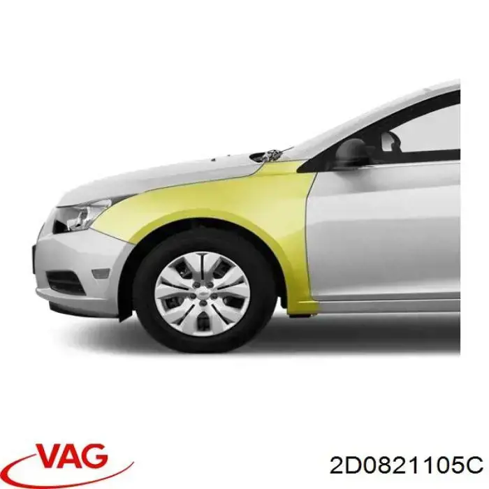 2D0821105C VAG Pára-lama dianteiro esquerdo