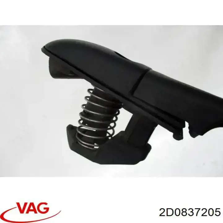 Compre 2D0837205 VAG Maçaneta externa da porta dianteira