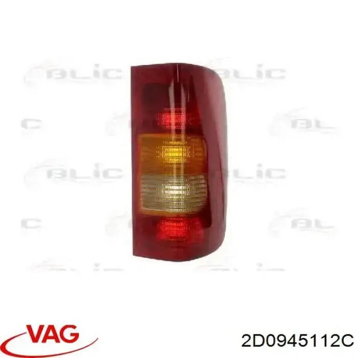 2D0945112C VAG Lanterna traseira direita