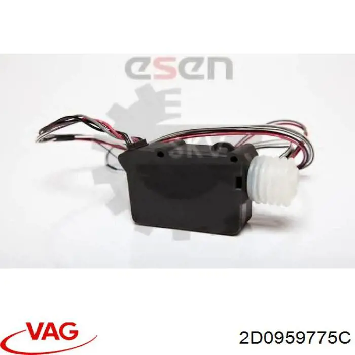 2D0959775C VAG Motor acionador de abertura/fechamento de porta-malas (de 3ª/5ª porta traseira)