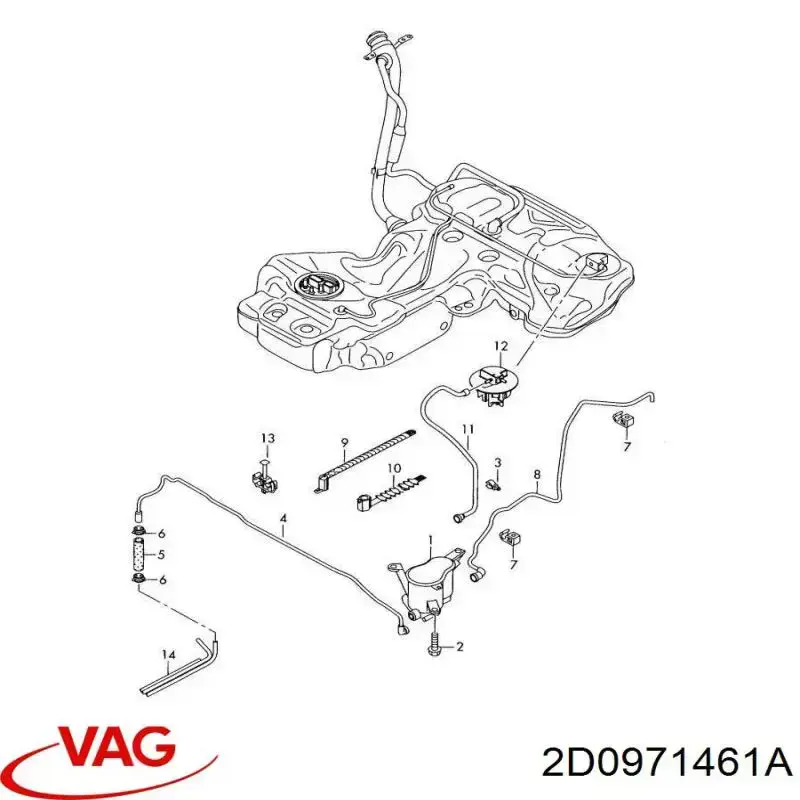 2D0971461A VAG 