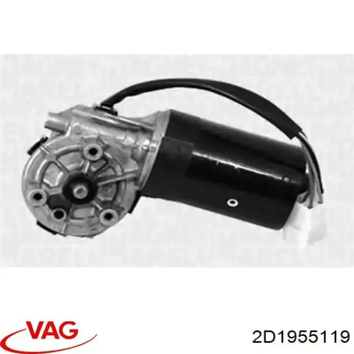 2D1955119 VAG Motor de limpador pára-brisas do pára-brisas