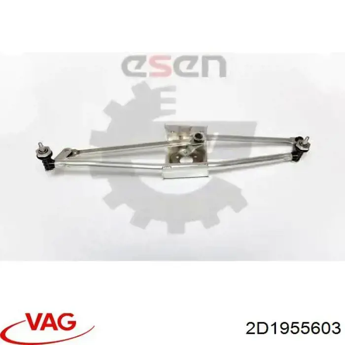 Trapézio de limpador pára-brisas VAG 2D1955603 preço, a partir de 41,30 USD