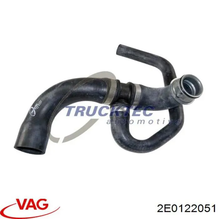 Compre 2E0122051 VAG Mangueira (cano derivado) inferior do radiador de esfriamento