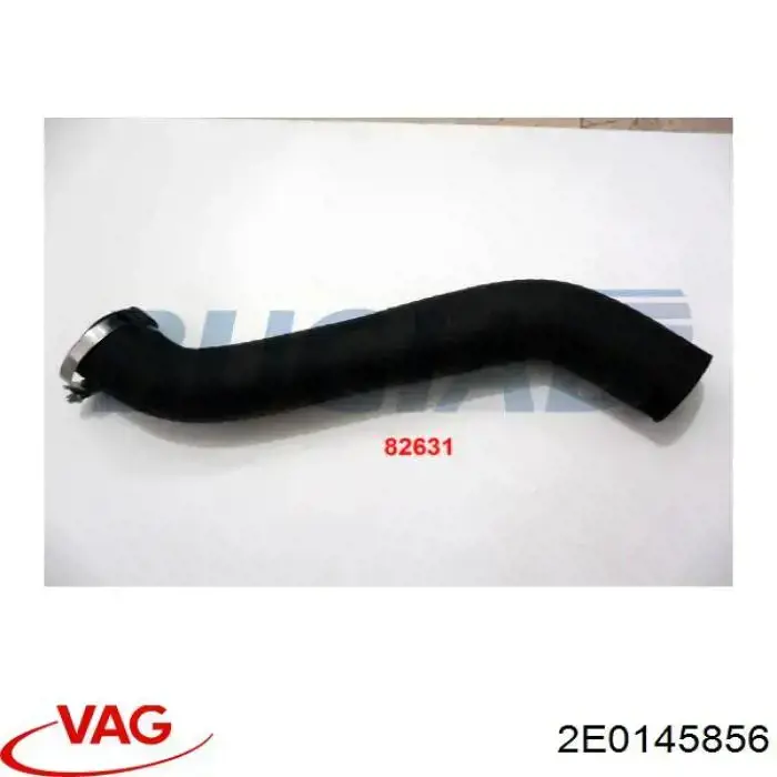 2E0145856 VAG Mangueira (cano derivado) de intercooler