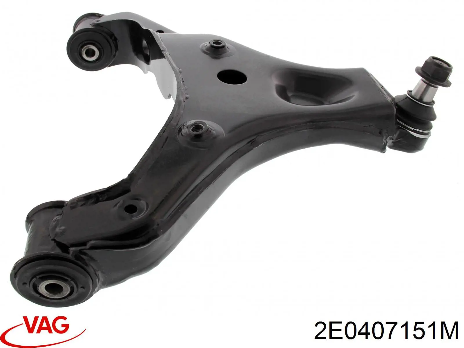 Compre 2E0407151M VAG Braço oscilante inferior esquerdo de suspensão dianteira