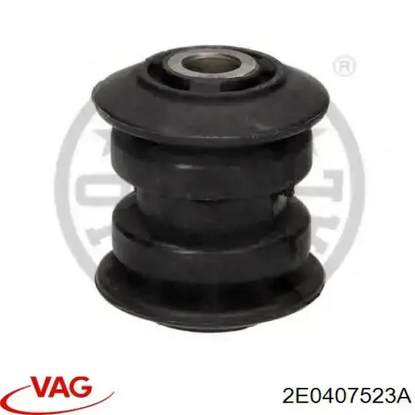 2E0407523A VAG Bloco silencioso dianteiro do braço oscilante inferior