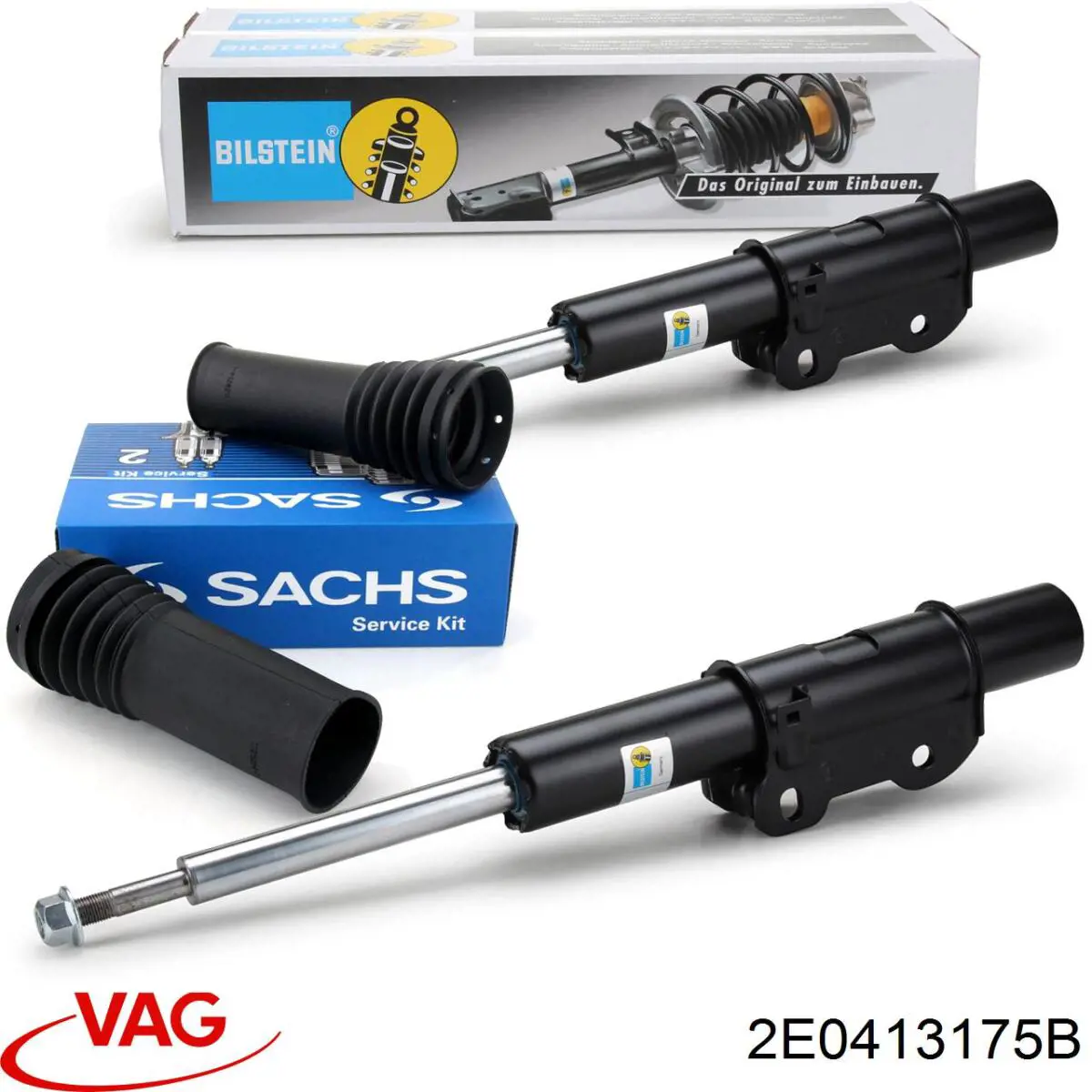 Compre 2E0413175B VAG Bota de proteção de amortecedor dianteiro