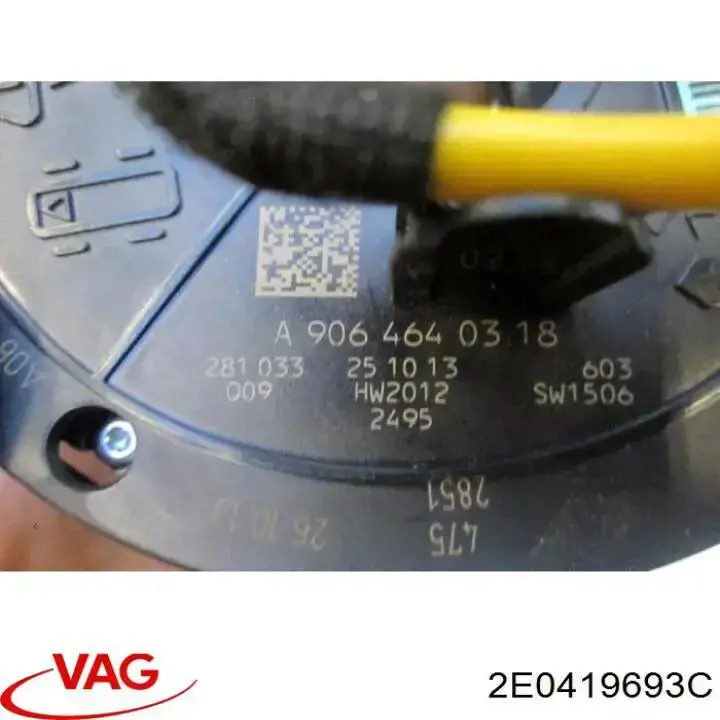 Anel AIRBAG de contato, cabo plano do volante VAG 2E0419693C preço, a partir de 306,79 USD
