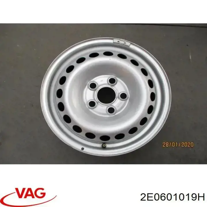 Compre 2E0601019H VAG Discos de roda de aço (estampados)
