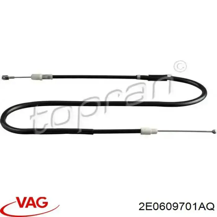 Cabo traseiro direito/esquerdo do freio de estacionamento VAG 2E0609701AQ preço, a partir de 23,13 USD