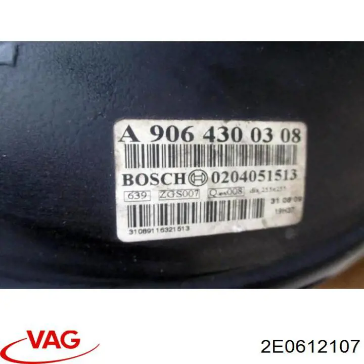 Reforçador dos freios a vácuo Bosch 204054468 preço, a partir de 182,17 USD