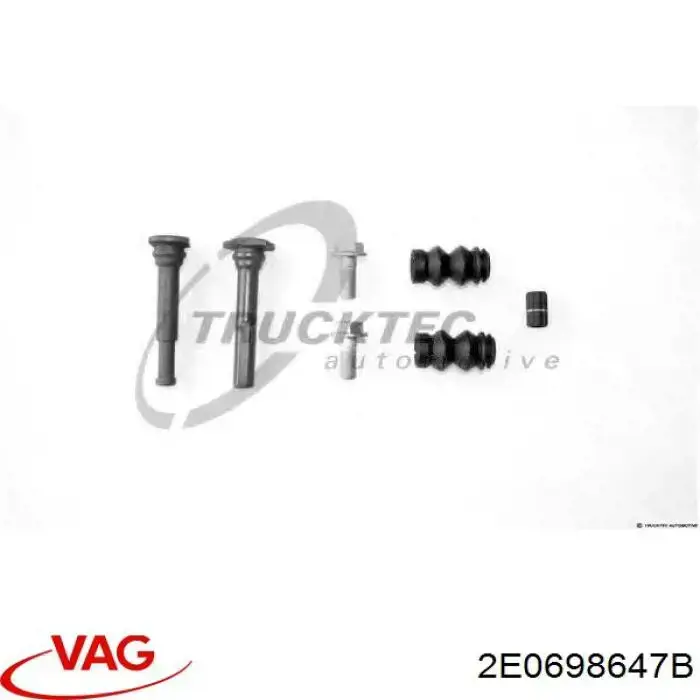 2E0698647B VAG Kit de reparação de suporte do freio traseiro