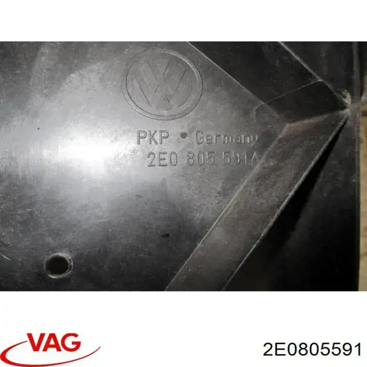 Compre 2E0805591 VAG Suporte do radiador montado (painel de montagem de fixação das luzes)