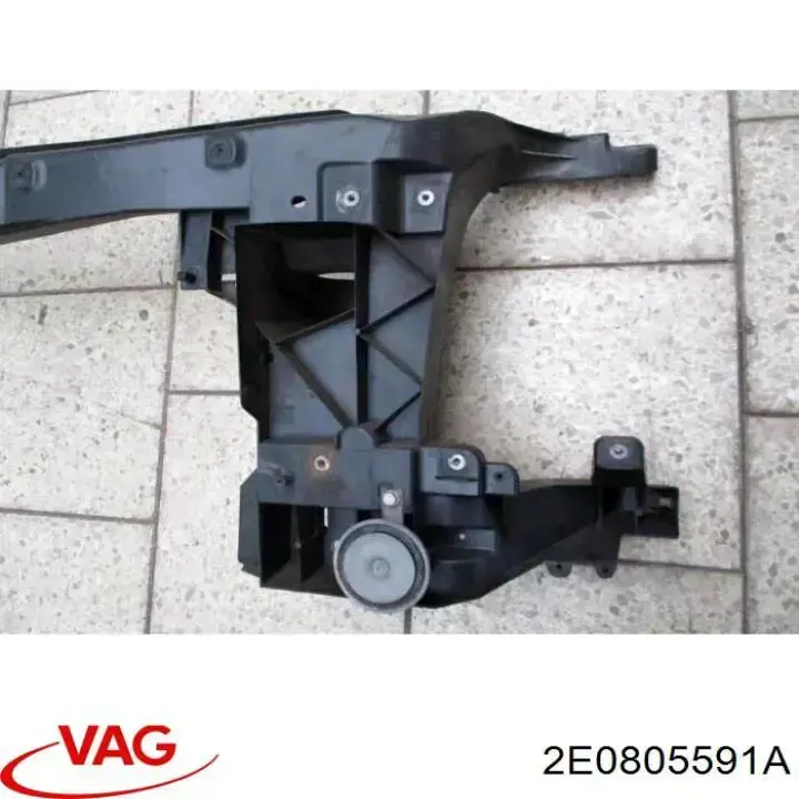Suporte do radiador montado (painel de montagem de fixação das luzes) VAG 2E0805591A preço, a partir de 206,28 USD