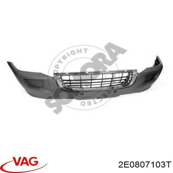 Pára-choque dianteiro VAG 2E0807103T preço, a partir de 222,62 USD