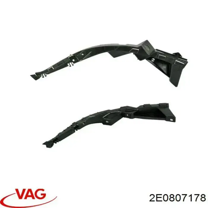 Compre 2E0807178 VAG Consola do pára-choque dianteiro direito