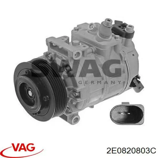 Compre 2E0820803C VAG Compressor de aparelho de ar condicionado
