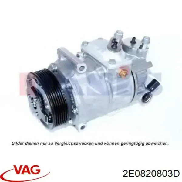 Compressor de aparelho de ar condicionado VAG 2E0820803D preço, a partir de 351,02 USD