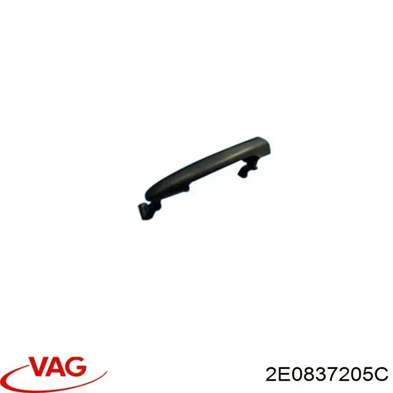 Compre 2E0837205C VAG Maçaneta externa da porta dianteira