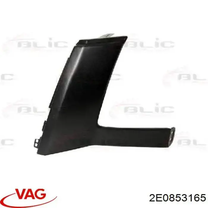 2E0853165 VAG Ripa (placa sobreposta) da luz esquerda