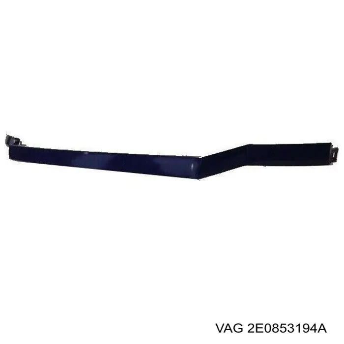 2E0853194A VAG Placa sobreposta inferior de grelha do radiador