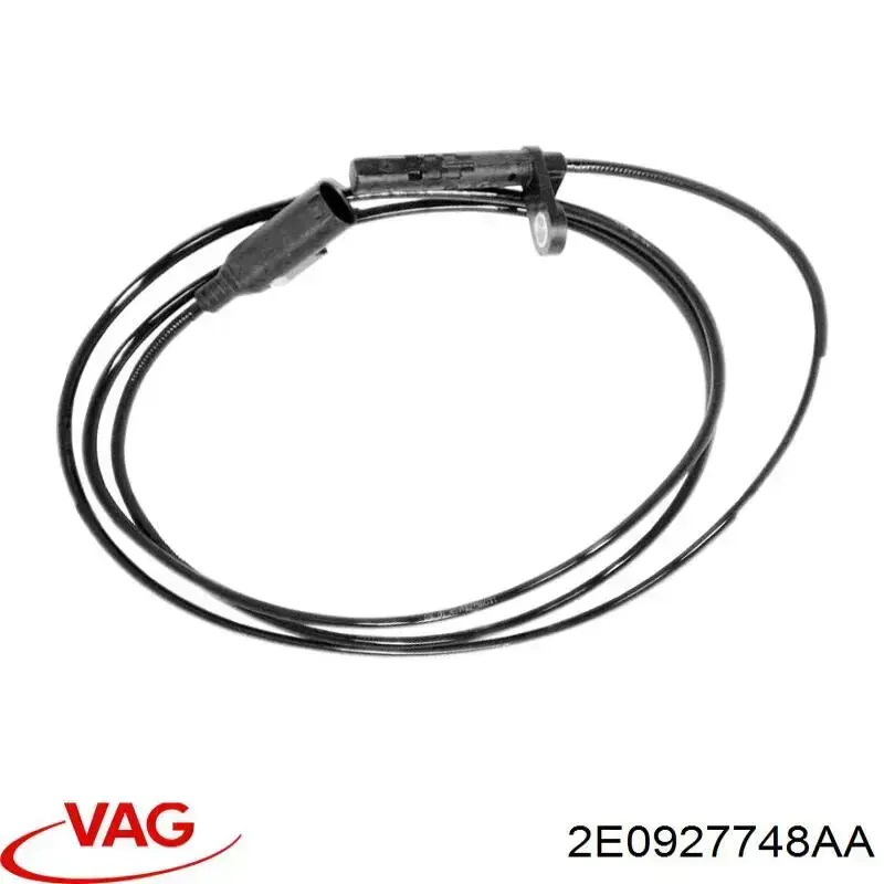 2E0927748AA VAG Sensor ABS traseiro esquerdo
