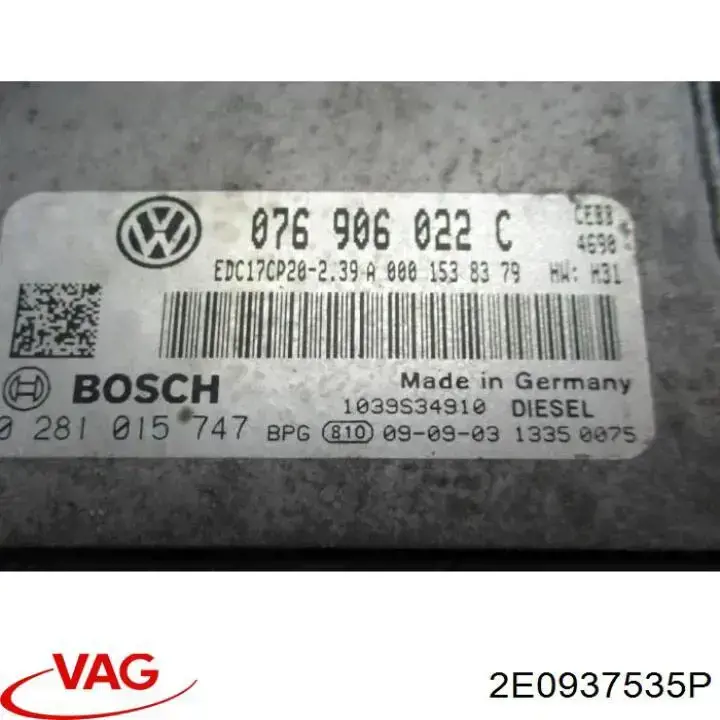  VAG 2E0937535P preço, a partir de 30,94 USD