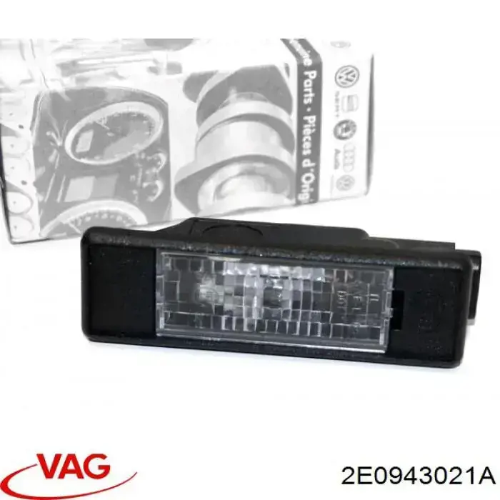 Lanterna da luz de fundo de matrícula traseira VAG 2E0943021A preço, a partir de 29,38 USD