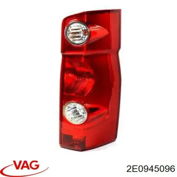 2E0945096 VAG Lanterna traseira direita