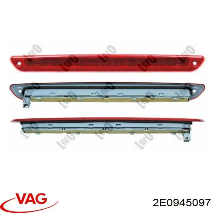 Compre 2E0945097 VAG Sinal de parada traseiro adicional