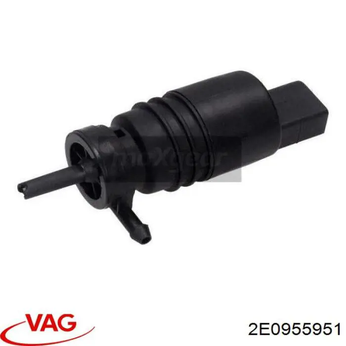 2E0955651 VAG Bomba de motor de fluido para lavador de vidro traseiro