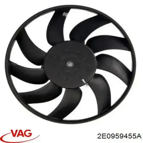 Ventilador (roda de aletas) do radiador de esfriamento VAG 2E0959455A preço, a partir de 92,04 USD