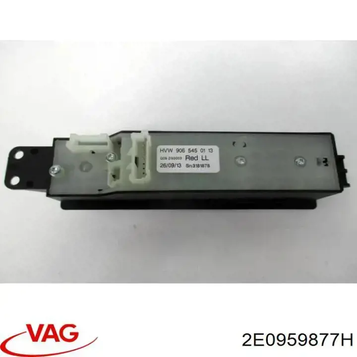 Unidade de botões dianteira esquerda de controlo de elevador de vidro VAG 2E0959877H preço, a partir de 58,75 USD