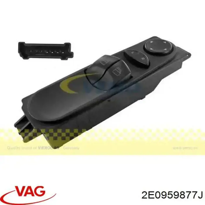 Unidade de botões dianteira esquerda de controlo de elevador de vidro VAG 2E0959877J preço, a partir de 65,04 USD