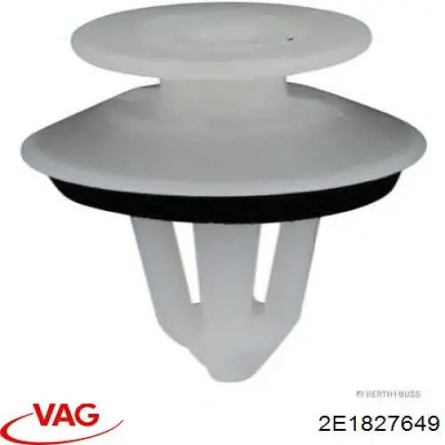 2E1827649 VAG Cápsula (prendedor) de fixação de revestimento da porta